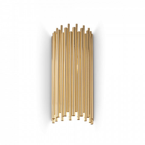 Ideal Lux Kinkiet Pan AP2 208794 nowoczesna oprawa sufitowa w kolorze złotym 208794