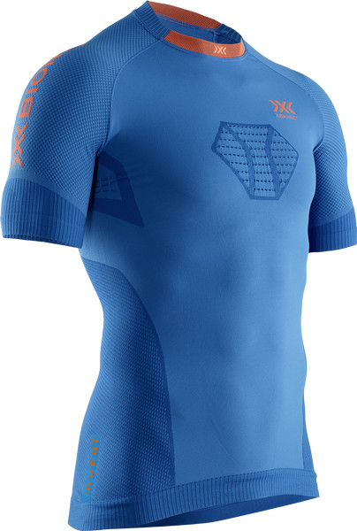 XBIONIC XBIONIC Koszulka biegowa termoaktywna INVENT 4.0 RUNNING SHIRT SH SL niebieska