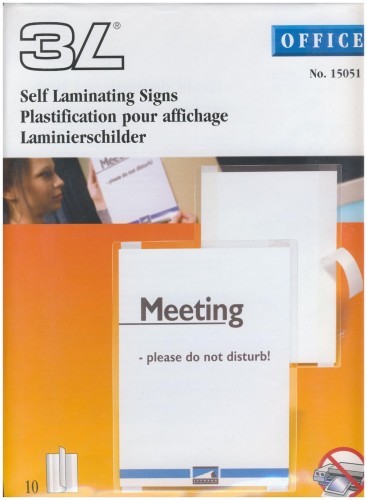 3L Karta samolaminująca do laminowania A4 10 arkuszy 3L 15051 210 x 297 mm 7534
