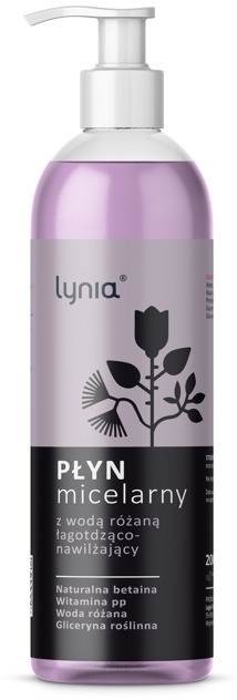 Lynia Lynia Płyn micelarny z wodą różaną i betainą 200ml 40823-uniw