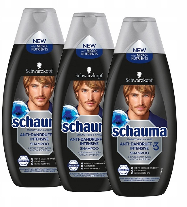 Schauma Men I Szampon do Włosów 3x400ml