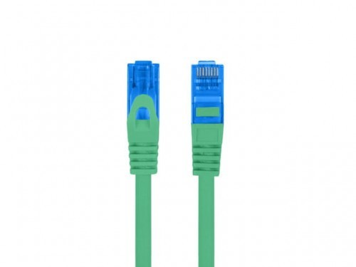 Lanberg Patchcord KAT.6A S/FTP LSZH CCA 2M zielony fluke passed PCF6A-10CC-0200-G