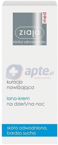 Ziaja Med Kuracja nawilżająca lano-krem na dzień/na noc 50ml