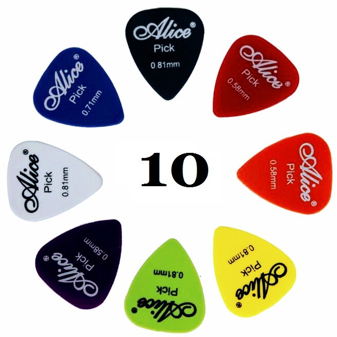 Alice Kostki gitarowe 10 Szt kostka do gitary Mark