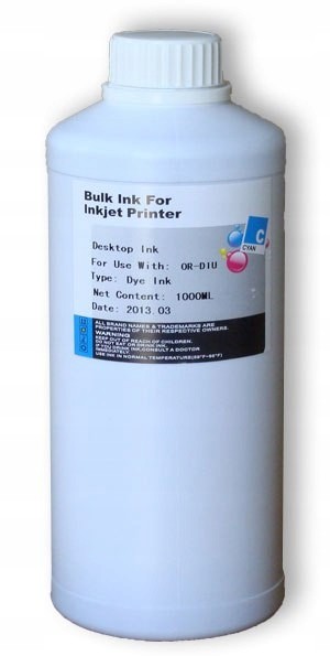 Butelka Cyan Lexmark 1L tusz barwnikowy Uniwersal