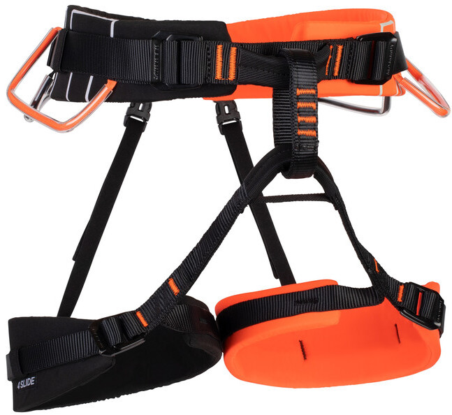 Mammut 4 Slide Harness, vibrant orange-black M-XL 2021 Uprzęże biodrowe 2020-01020-2238-125