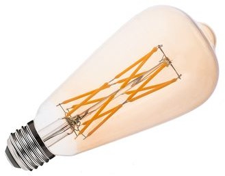 Lumido Żarówka filamentowa LED barwa ciepły biały LUMIDO E27 12W 1020m ozdobna LUM0086