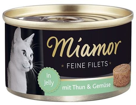Miamor Feine Filets - filety mięsne smak: tuńczyk z warzywami 185g