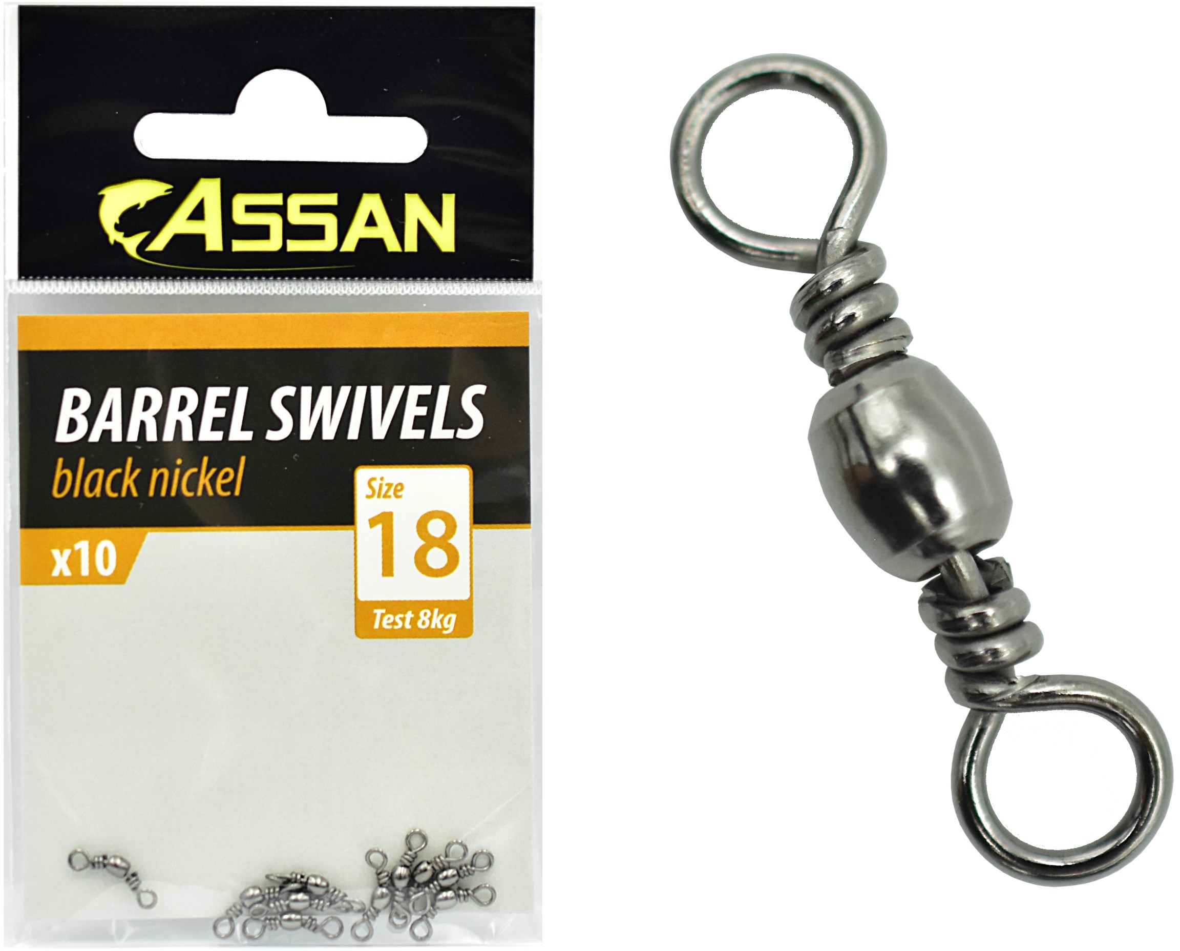 Assan Krętliki Baryłkowe Krętlik 10szt r 18/8 kg
