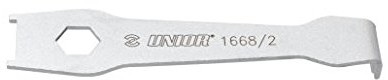 Unior wieniec zębaty urt653 przód nut Wrench-Srebrny URT653