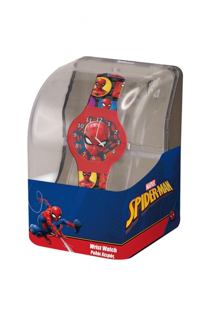 Spiderman Zegarek analogowy w pudełku 1Y40F3 1Y40F3 SAM  ONE SIZE
