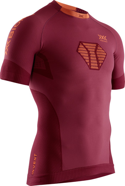 XBIONIC XBIONIC Koszulka biegowa termoaktywna INVENT 4.0 RUNNING SHIRT SH SL czerwony