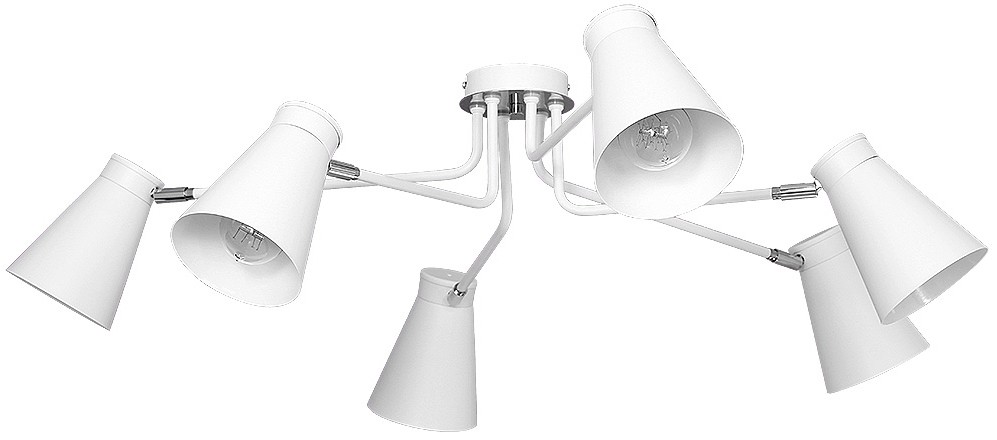 Luminex Lampa sufitowa BEVAN 6 6xE27/60W