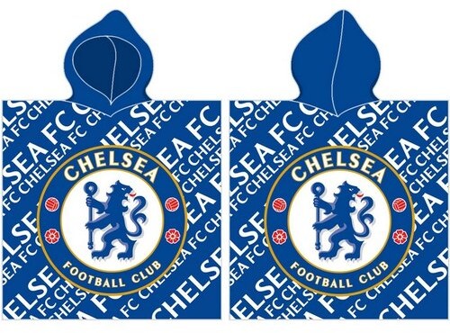 BedTex Ponczo dziecięce FC Chelsea, 50 x 100 cm