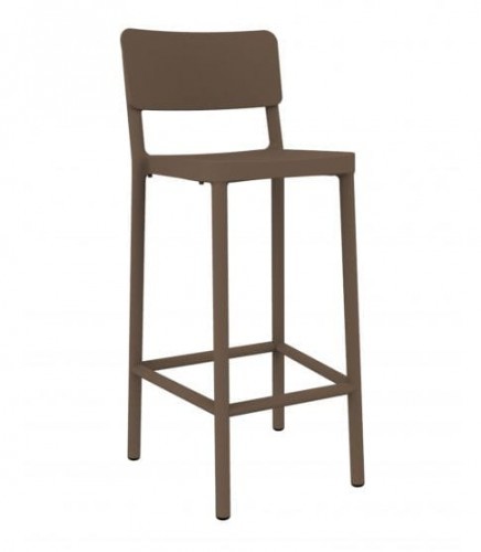 Resol Hoker Lisboa High Stool Chocolate 3895