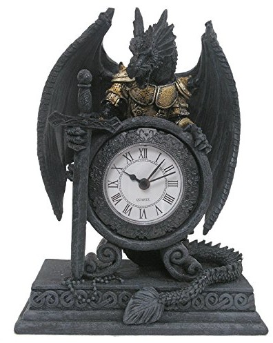 Puckator Latawiec w element dodatkowy Clock  Dragon figurki i statuy DRG28