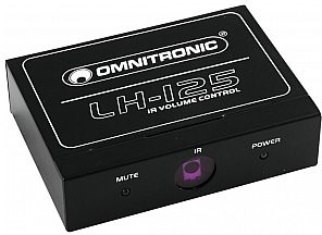 Omnitronic LH-125 IR Stereofoniczny regulator głośności z pilotem 10355125