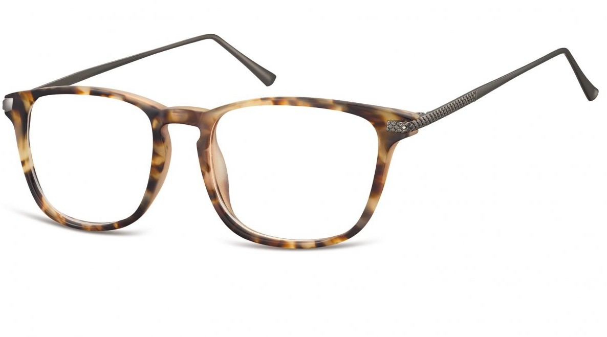 Sunoptic Oprawki korekcyjne Nerdy zerówki CP144E jasny szylkret-panterka CP144E