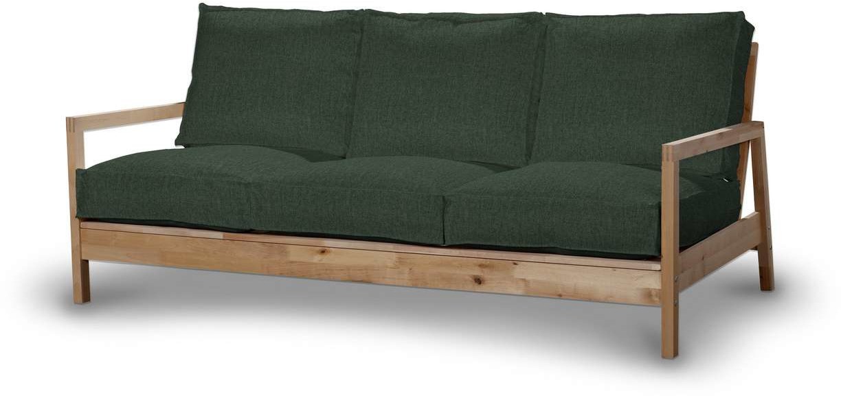 Dekoria pl pl Pokrowiec na sofę Lillberg 3-osobową nierozkładaną leśna zieleń szenil Sofa Lillberg 3-osobowa City 626-704-81