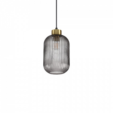 Ideal Lux Lampa wisząca Mint 237442 nowoczesna oprawa z dymionego szkła 237442