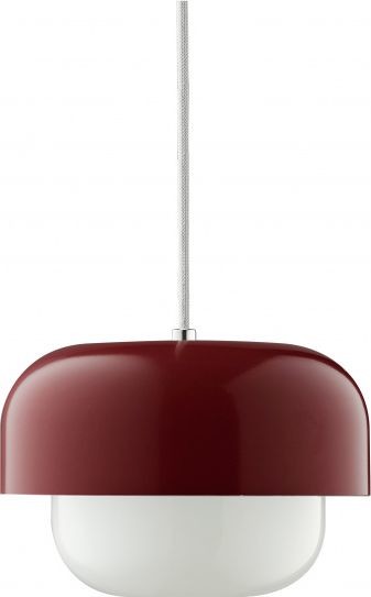 NoName Lampa wisząca lampa wisząca Haipot 15 x 23 cm E27 stal 60W czerwona twm_842052