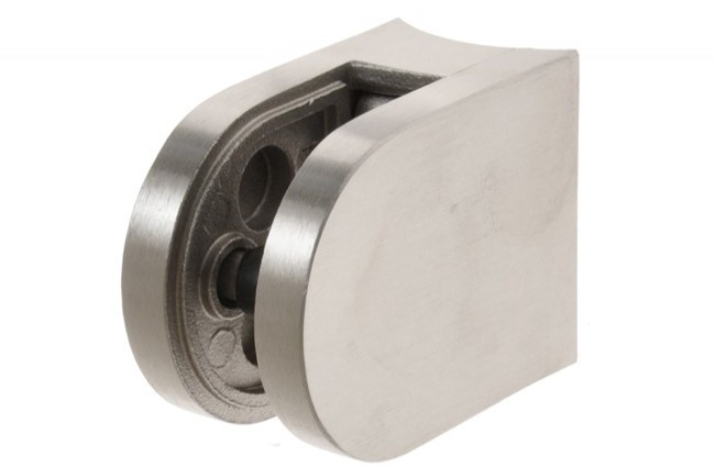 (41) Uchwyt szkła owalny na rurę D42,4/50x40 mm AISI304, SP A/2000/042