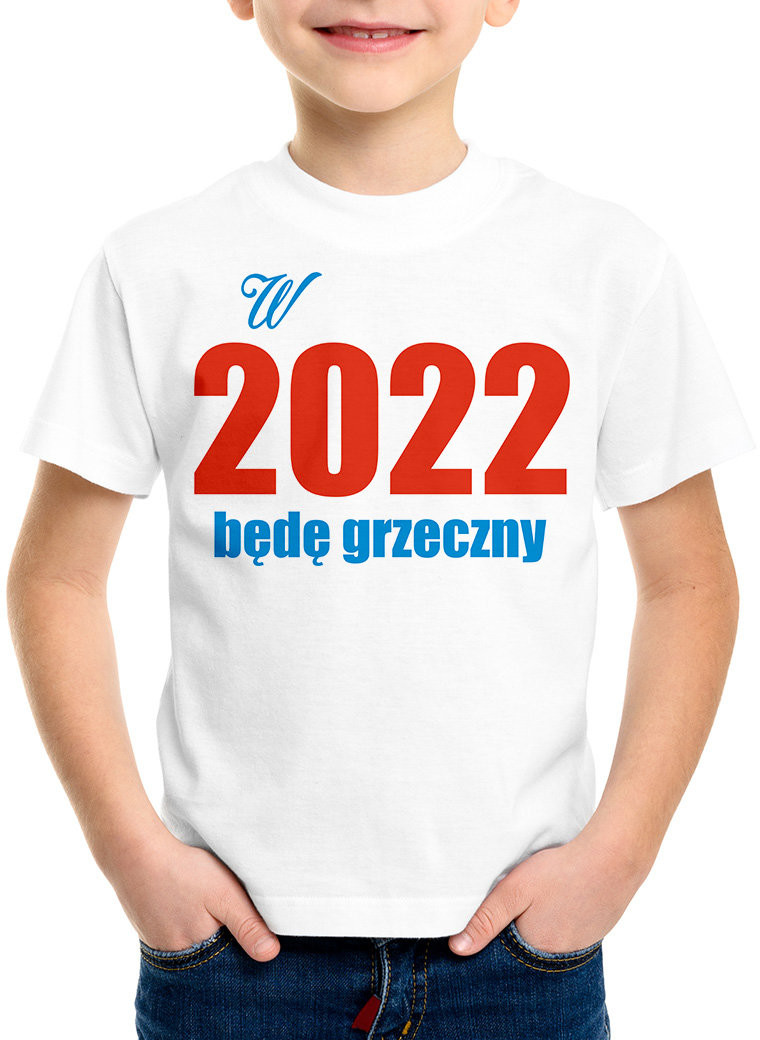 Poczpol W 2022 będę grzeczny  - koszulka dziecięca PRZPOC-0-2544