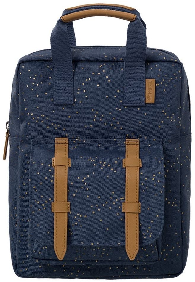 FRESK Fresk Plecak Złote kropki Indigo FB800-22