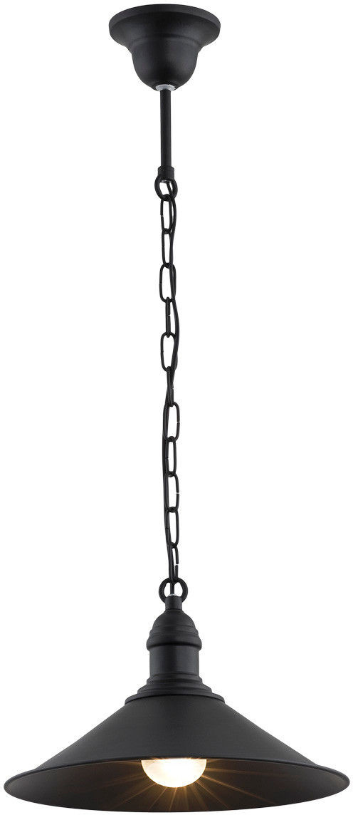 Lampa Wisząca Erba 631 1Xe27 Czarna