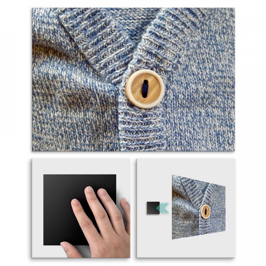 Pix4home Plakat metalowy elegancki sweter M POS-M-01071