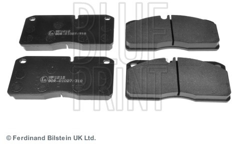 BLUE PRINT Zestaw klocków hamulcowych, hamulce tarczowe ADN142158