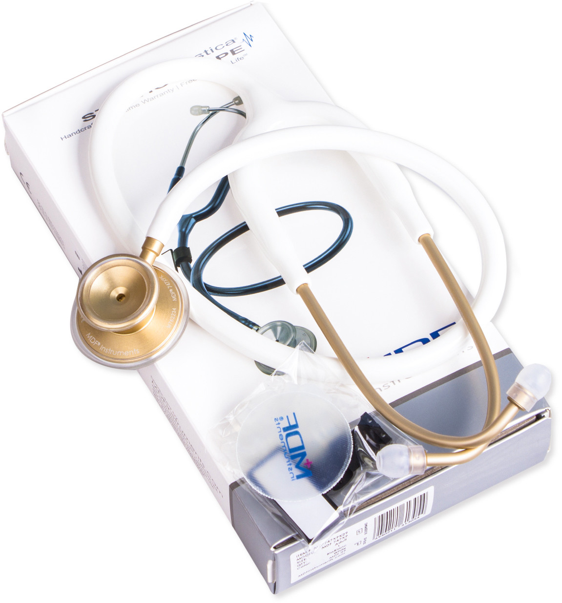 MDF MDF 747XP  Deluxe Dual Head -Yelow Gold - White (MDF29) Stetoskop internistyczny MDF 747XPK29