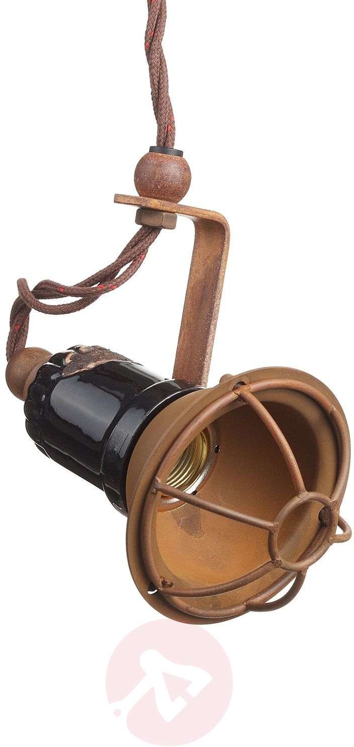 Ferro Luce Lampa wisząca C1660/1 z klatką, czarna