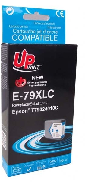 INK UPrint kompatybilny z C13T79024010 C13T79024010 79XL XL cyan 2000s E-79XLC 1szt dla Epson WorkForce Pro WF-562 IEPB790240CU