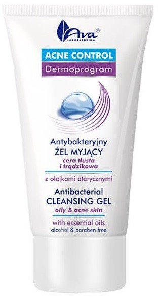 Ava Labolatorium Laboratorium Acne Control Antybakteryjny żel myjący do cery tłustej 150ml 1234595778
