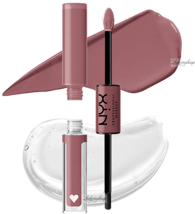 NYX professional makeup Professional Makeup - SHINE LOUD HIGH PIGMENT LIP SHINE - Płynna, dwustronna pomadka do ust - 6.8 ml - OVERNIGHT HERO