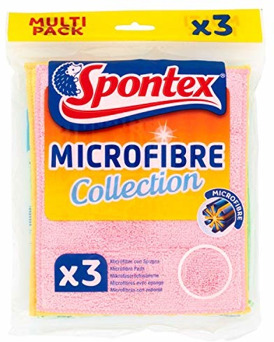 Spontex Spontex Podkładki z mikrofibry, 3 sztuki.