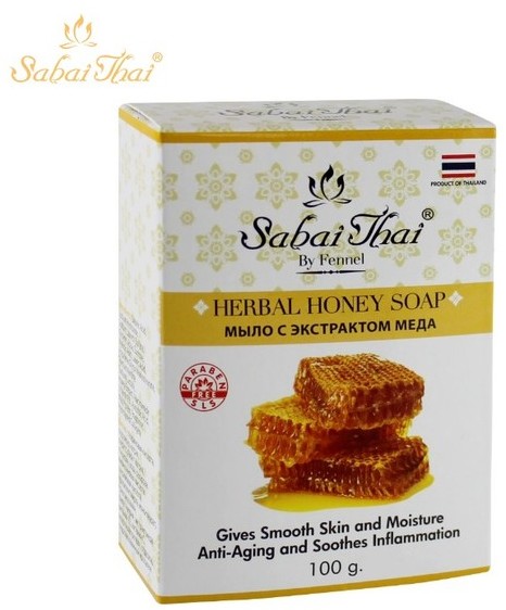 Sabai Thai Sabai Thai Ziołowe Mydło Miód 100g