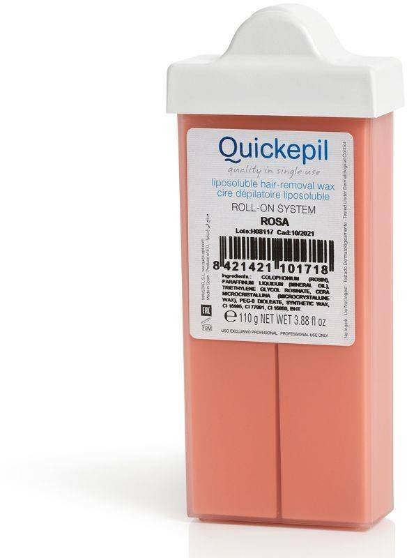 QUICKEPIL Quickepil wosk do depilacji twarzy wąska rolka róża 110g P115411