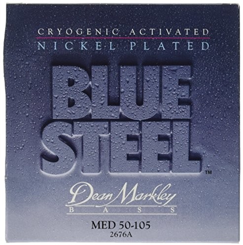 Dean Markley DM2676A niebieskie struny do gitary basowej, rozmiar 50-105 DM2676A