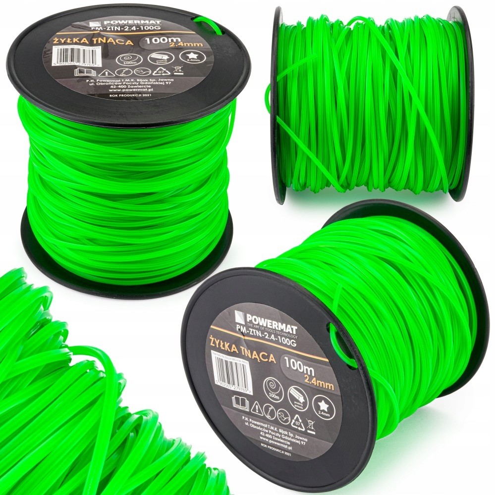 Żyłka Do Głowicy Kosy Spalinowej 2,40x100m 5-KĄTNA