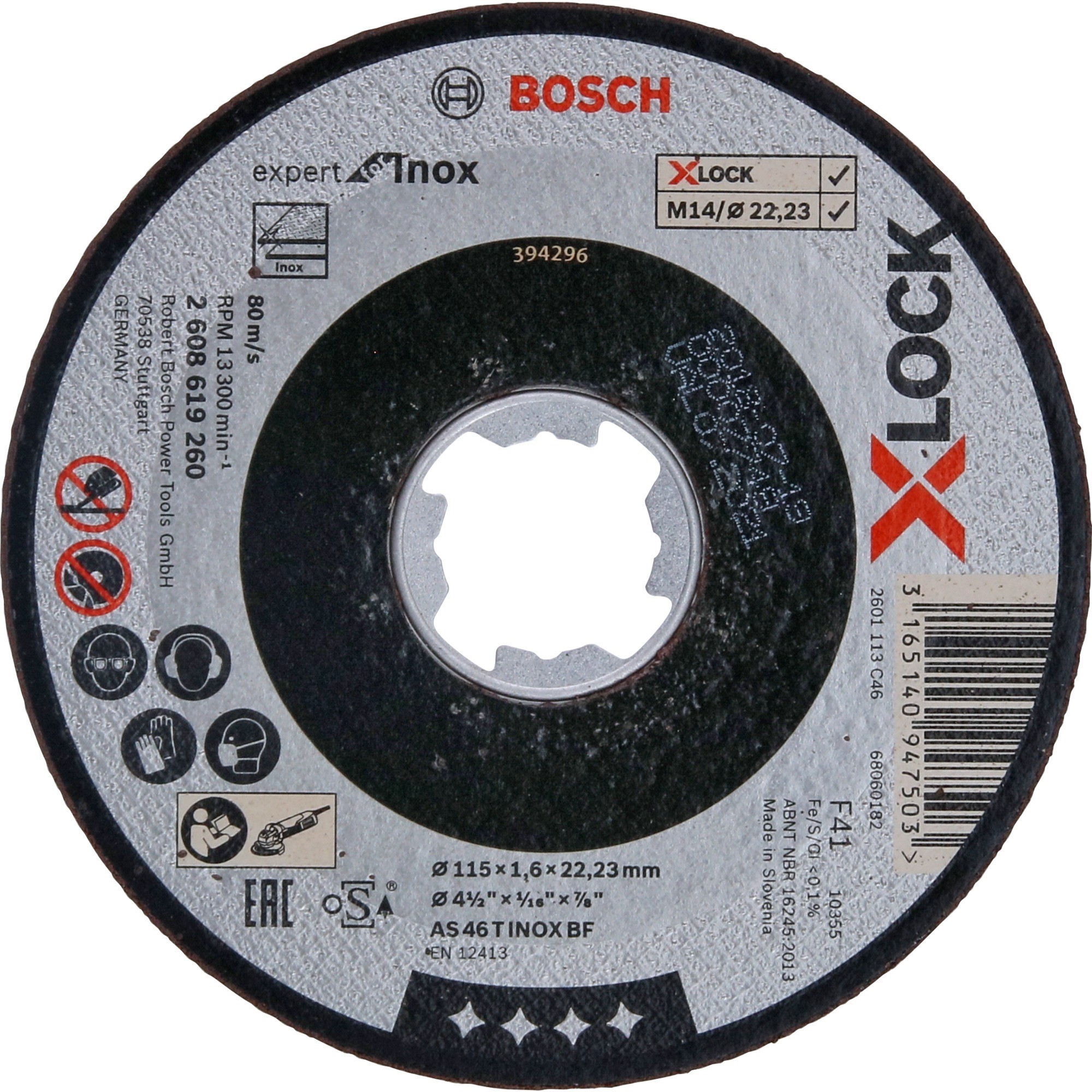 Bosch 2608619260, Ostrze, tarcza 3165140947503