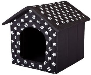 Hobbydog Buda dla Psa czarna w łapki R1 o wymiarach 38 cm x 38 cm 32 cm R1 BUDCWL2
