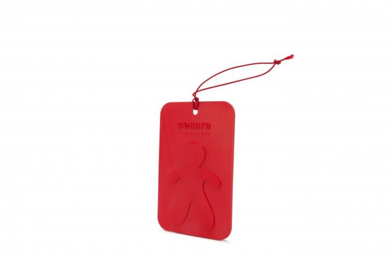 Mr&Mrs Cesare Scented card JCESTES006 Scent for Car Peppermint Floral-Fruit EVA Red JCESTES006