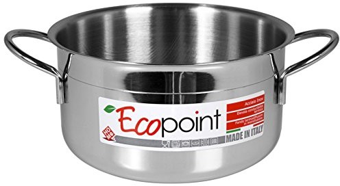 Home ecopoint rondel z 2 uchwytami, 30 cm, ze stali nierdzewnej
