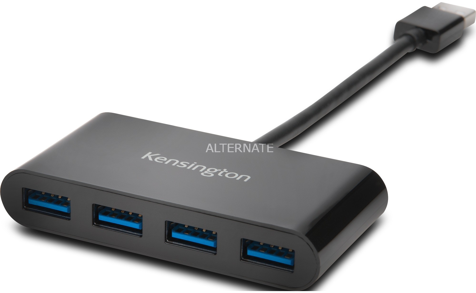 Kensington K39121WW huby i koncentratory USB 3.2 Gen 1 (3.1 Gen 1) Type-A 5000 Mbit/s Czarny, Hub USB