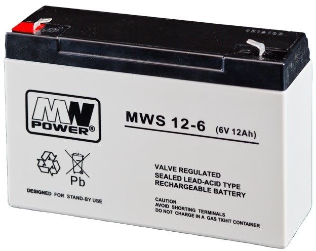 MW Power Akumulator AGM MWP MWS 12-6 (6V 12Ah)
