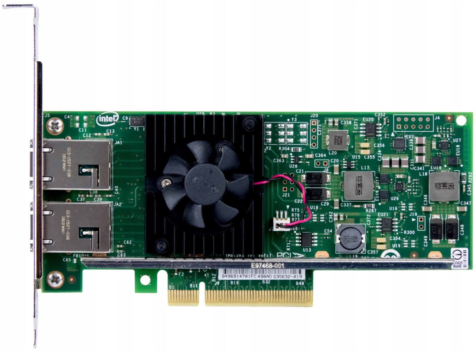 Dell 0K7H46 Dual Port RJ45 10Gbps PCIe X540-T2