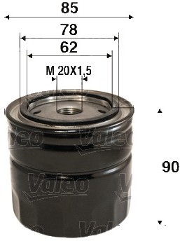 VALEO Filtr oleju 586080