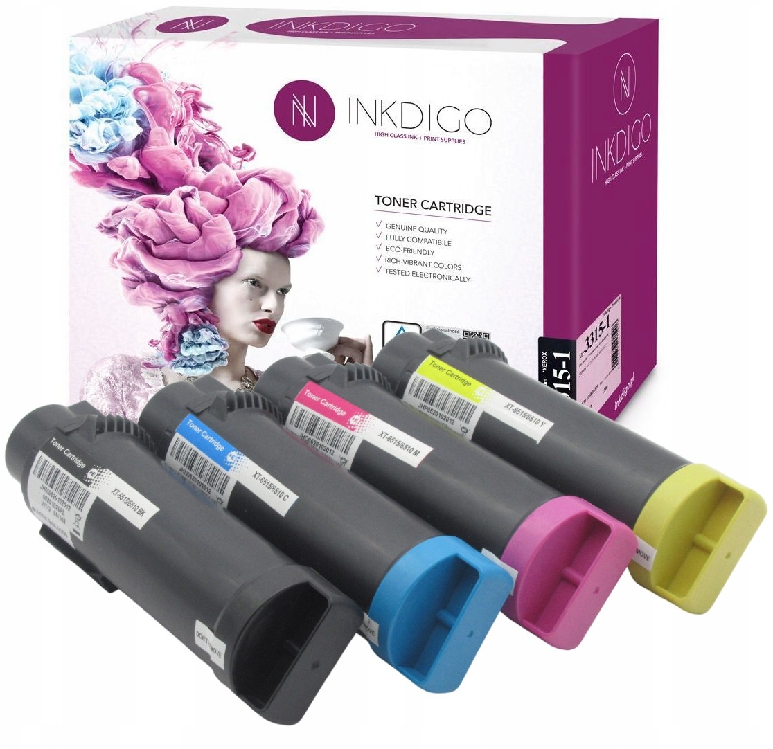 4x Toner Inkdigo do Xerox 6510 / 6515 - Komplet